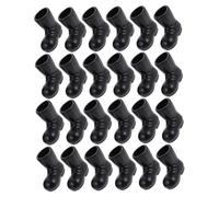 BESPORTBLE 30Pcs Miniature Santa Boots Ornaments Wear Resistant Pe Christmas Decorations for Dollhouse Adornments Artificial Santa Claus Shoes for Holiday Crafting and Party Favors