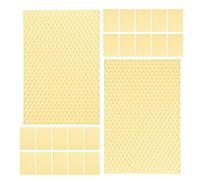 BESPORTBLE 30pcs Natural Beeswax Foundation Sheets for Beehive Frames and Candle Making Breathable Hive Wax for Stronger Colonies Fit DIY Beekeeping Supplies Bulk Pack