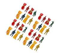 BESPORTBLE 30Pcs Parachute Soldier for Outdoor Flying Parachute Plaything Material Throwing for Party Favors Birthday Gifts Holiday Fun Random Color