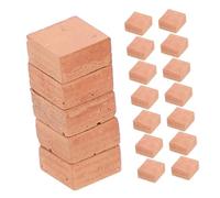 BESPORTBLE 30pcs Red Miniature Bricks for DIY Dollhouse Building Authentic Pottery Clay Architecture Model Materials Sturdy Simulation Bricks for Creative Crafts and Miniature Scene