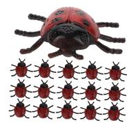 BESPORTBLE 30pcs Scary Ladybug Lifelike Simulation Ladybug Models for Pranks Decor Fun for April Fool Day Halloween and Costume Parties