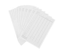 BESPORTBLE 35pcs Golf Score Tracker Coated Paper Scoreboard Notebook for Stats Recording Handicaps for Competitions Casual Rounds