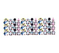 BESPORTBLE 36 Pcs Miniature Penguin Figurines Winter Micro Statue Cake Toppers Decorative for Boys Indoor Outdoor Home Garden Adornments