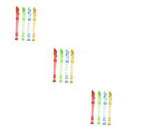 BESPORTBLE 36 pcs Transparent Music Flutes Educational Rhythm Instruments Early Learning for Brain Development and Hand Coordination Random Color