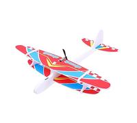 BESPORTBLE 360Degree Electric Hand Throw Glider Airplane USB Rechargeable Flying Model Aircraft for Outdoor Game for Boys and Fun Parent Activity Easy to Assemble and Fly