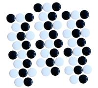BESPORTBLE 360pcs Go Chess Stones for Home Use Small Flat Double-sided Pieces Smooth Polished Surface Practical Game Accessories for Board Game and Educational Play