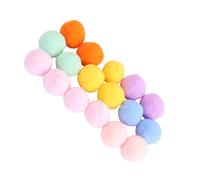BESPORTBLE 36PCS Colorful Plush Cat Balls with Rattle Sound Durable Pet Supplies for Kittens Random Color Mini Soft Balls for Interactive Play and Anxiety Relief Random Color