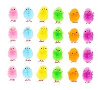 BESPORTBLE 36pcs Easter Cartoon Chick Decorations Fluffy Chicken Desktop Decor for Party Supplies and Home Ornaments and Compact Easter Adornment