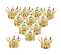 BESPORTBLE 36pcs Gilded Crown Candy Holders Chocolate Boxes for Wedding Party Favors Portable Luxury Candy Containers for Birthdays Anniversaries and Celebrations