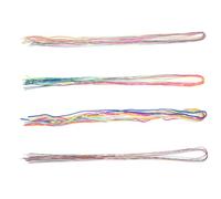 BESPORTBLE 36pcs Hair Braids Ropes Hair Strings for Adults Teenagers Timeless Simple Design Cloth Fabric Rope Reusable Add Color for Cosplay Party Random Color