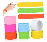 BESPORTBLE 36Pcs Silicone Slap Bracelets Fun Snap Wristbands for Parties Sports and Outdoor Activities Easy to Use and Creative