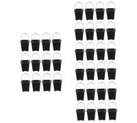 BESPORTBLE 36sets Dome Plant Pot Nursery Pots for Seedlings Indoor Outdoor Planting Containers Draining for Peace Lily Snake Plant Palm