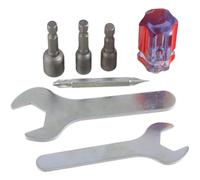 BESPORTBLE 3D Printer Nozzle Change Wrench Tool for Mk8 Mk10 Metal | Sturdy Silver Metal Build, Multi Function Design, Helps Prevent Burnt Fingers, Printer Parts Accessory