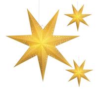 BESPORTBLE 3D Star Lanterns Paper Lantern Stars Hanging Lights White Lartern Christmas Pendant 20in Xmas Large Party Supplies 20inch 3D Light Halloween