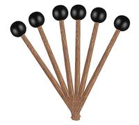 BESPORTBLE 3pairs Lightweight Ethereal Drum Sticks for Portable Percussion Rubber Hammered Tongue Drum Accessories for Stage Performance