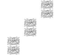 BESPORTBLE 3pairs Rhinestone Shoe Clips for Wedding Shoes Glamorous Jewelry Clip for Pumps and Flats Decorations Easy Buckle Design