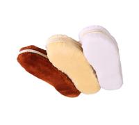 BESPORTBLE 3pairs Warm Insoles for Winter Thicken Shoe Pads Plush Material Simulation Wool Insoles for Shoe Cushions for Sports Use Random Color