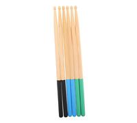 BESPORTBLE 3pairs Wooden Drum Percussion Sticks for Electronic Drums Maple Wood Drummer Sticks Slip Design for Jazz and Practice Sessions