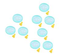 BESPORTBLE 3pcs 14cm Diameter Hamster Plaything Silent Exercise Wheel for Gerbils Mice Pet Fitness Random Color