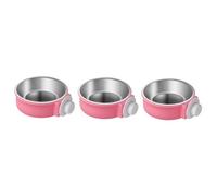 BESPORTBLE 3pcs 2 1 Hanging Cage Bowl 2-in-1 Dog Bowl Set Food Water Feeder Easy to