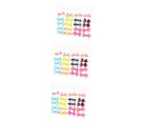 BESPORTBLE 3pcs 20 Girl Puppy Accessories Pet Hair Clip 20 Colors Bowknot Grooming Supplies Random Style
