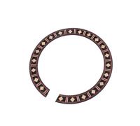 BESPORTBLE 3Pcs Acoustic Guitar Sound Hole Rosette Black Wooden Guitar Accessories Durable Rosette for Classical Guitars Enhances Aesthetic Appeal