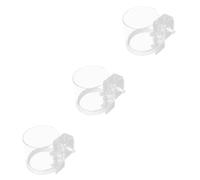 BESPORTBLE 3pcs Acrylic Fish Feeding Circle Hanging Cup for Aquariums Transparent Design Prevents Food Float Suitable for Tanks Feeding for Fish