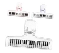 BESPORTBLE 3pcs Acrylic Music Book Clips for Piano Sheet Holders Clip Music Notation Stand for Students Professionals
