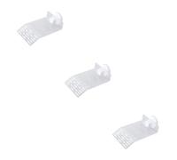 BESPORTBLE 3pcs Acrylic Turtle Dock Basking Platform Floating Pier Suction Cups Easy Clean Fresh Salt Water Suitable
