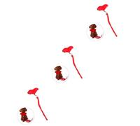 BESPORTBLE 3pcs Adjustable Pet Chest Leash Angel for Dogs and Cats Comfortable and Easy to Wear and Parties Red