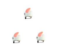 BESPORTBLE 3pcs Adorable Rabbit Mini Brooch for Women Creative Breastpin and Clothes Pin Decoration for Bags Sweaters Dresses and More Lightweight Comfortable Wear
