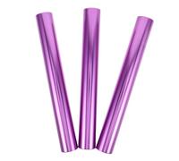 BESPORTBLE 3pcs Aluminum Alloy Relay Baton for Lightweight Running Sticks with Vivid Color for Athlete Passing Smooth Surface for Efficient Race Handoffs for Outdoor Sports and Competitions