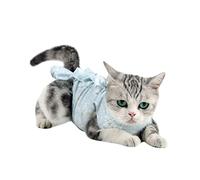 BESPORTBLE 3pcs Anti-lick Cat Clothes Cat Post-op Soft Elastic Recovery Suit Breathing Pet Recovery Suit (blossom Size)