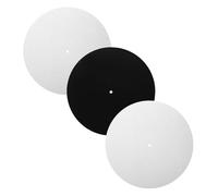 BESPORTBLE 3pcs Anti-static Turntable Platter Mat: 12inch Noise-reducing Wool Slipmat for Vinyl Record Player - Felt Turntable Mat for Enhanced Sound Quality