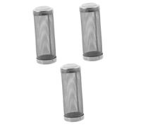 BESPORTBLE 3pcs Aquarium Filter Protector Sleeve Stainless Steel Filter Cover for Fish Tanks Mesh Netting Prevents Young Fish and Shrimp from Being Sucked