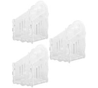 BESPORTBLE 3pcs Aquatic Plant Cup for Fish Tank Transparent Hanging Planter Suction Cup for Breeding Water Plants and Enhancing Aquarium Decor