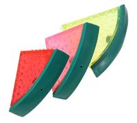 BESPORTBLE 3pcs Assorted Color Fruit Shaped Interactive Dog Chew Made of Tpr for Stress Reduction and Keeping Dog Cool on Summer Days
