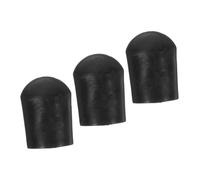 BESPORTBLE 3pcs Black Rubber Cello Endpin Tips Stoppers for Stability and Easy to Use, Sturdy End Pin Caps to Prevent Slipping, Essential Cello Accessories for Secure Playing