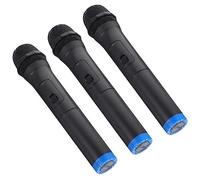 BESPORTBLE 3pcs Boys and Girls Microphone Toys Pretend Faux Simulation Microphone Props for Performance Role Play Party Favors