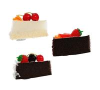 BESPORTBLE 3pcs Cake Dummies Fruit Design for Home Decor Art Sketches Shopping Malls