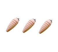 BESPORTBLE 3pcs Carrot Chew Toy for Pets Parrot Rabbit Hamster Biting Stick Stand Bar Teeth Grinding Fun for Birds and Rodents Easy to Install Convenient Cage Accessory