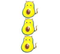 BESPORTBLE 3pcs Cat Brooch Pin Cute Avocado Cat Lapel Pin for Sweaters Scarves Hats and Bags Decorative Brooch Clip for Women Aesthetic Accessory for Parties and Everyday Wear
