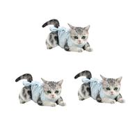 BESPORTBLE 3pcs Cat Recovery Costumes Comfortable Pet Clothes for Post-operation (blossom Size)
