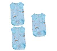 BESPORTBLE 3pcs Cat Surgery Wear Pet Recovery Clothes Cat Body Suit to Stop Licking