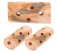 BESPORTBLE 3pcs Chinchilla Rabbit Hamster Guinea Pig Toys Apple Wood Chew Stick Pet Biting Playthings