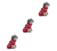 BESPORTBLE 3pcs Christmas Pet Clothes Winter Dog Coat Christmas Puppy Clothes Doggie Sweater Dog Clothes Dog Hoodie Pet Party Costume Christmas Sweaters Pet Garment Clothing Pet Dog