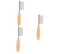 BESPORTBLE 3pcs Compact Portable Grooming Comb for Dogs Cats Detangler Deshedding Tool for Removing Knots and Loose Hair Materials Essential Dog Grooming Supply