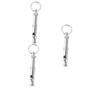 BESPORTBLE 3pcs Copper Plating Dog Whistle for Efficient Dog Training Lightweight Sound Whistle Lanyard Suitable for All Breeds Including Chihuahua and Rottweiler