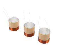 BESPORTBLE 3Pcs Copper Voice Coil for Woofer Speaker 35.5X40X3.5Mm 4Ω Copper Wire Bass Speaker Coil Replacement for Audio Equipment Repair