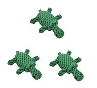 BESPORTBLE 3pcs Cute Pet Toys Dog Molar Chewing Toys Soft Cotton Rope Turtle Pet Educational Cleaning Supplies